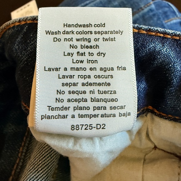 Judy Blue Wide Leg Cargo Jeans Size  5/27 Dark Blue NWT JB88725 DK High Waist - Picture 11 of 11